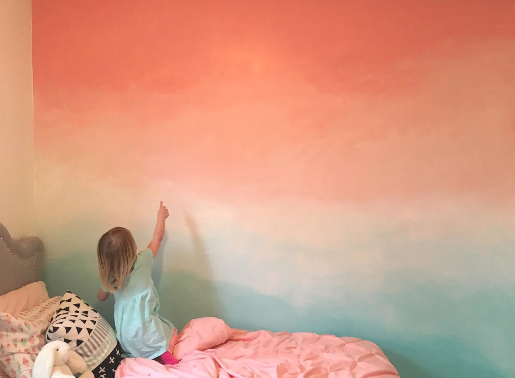 How to Create an Ombré Accent Wall